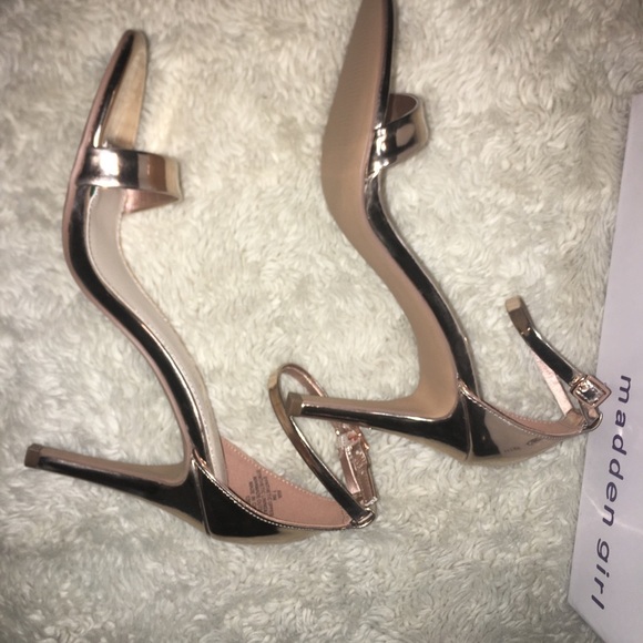 Madden Girl Rose Gold Heels - Picture 6 of 7